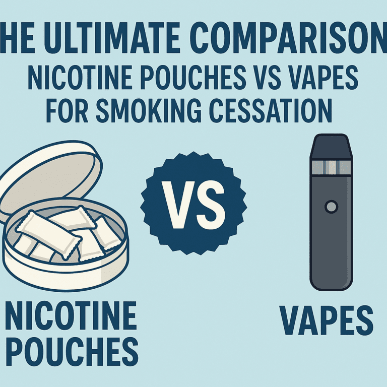 The Ultimate Comparison: Nicotine Pouches vs Vapes for Smoking Cessation