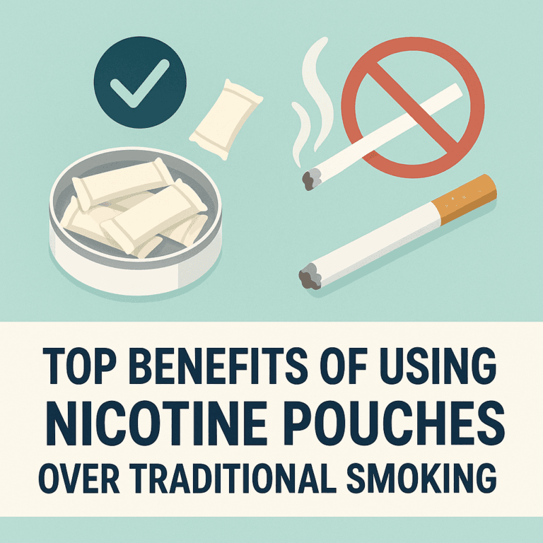 Top Benefits of Using Nicotine Pouches Over Traditional Smoking