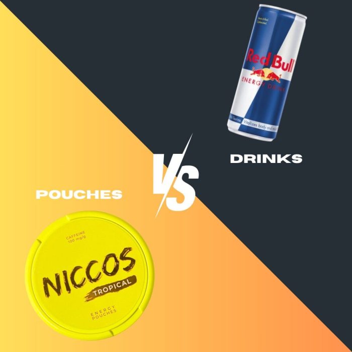 Caffeine Pouches VS Energy Drinks